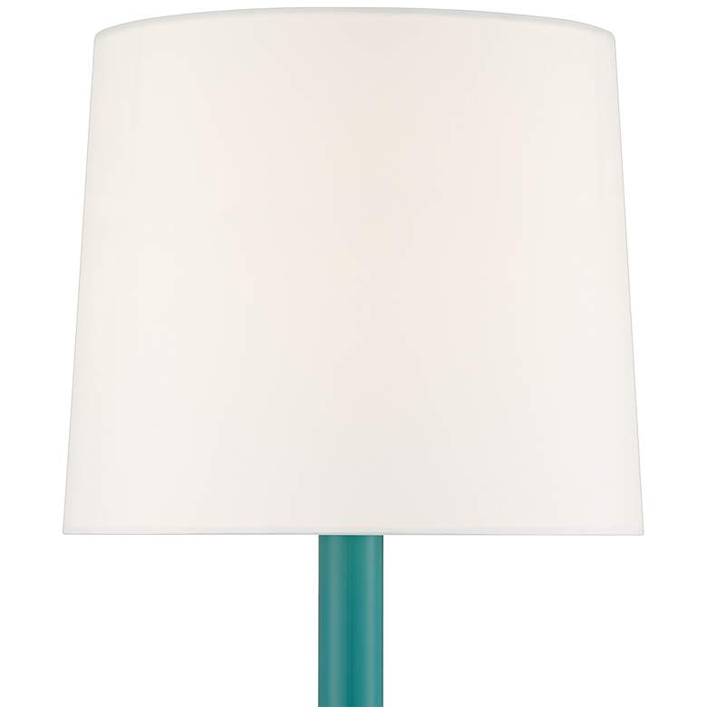 Image 3 360 Lighting Wesley 24 inch High Aqua Blue Modern Table Lamps Set of 2 more views