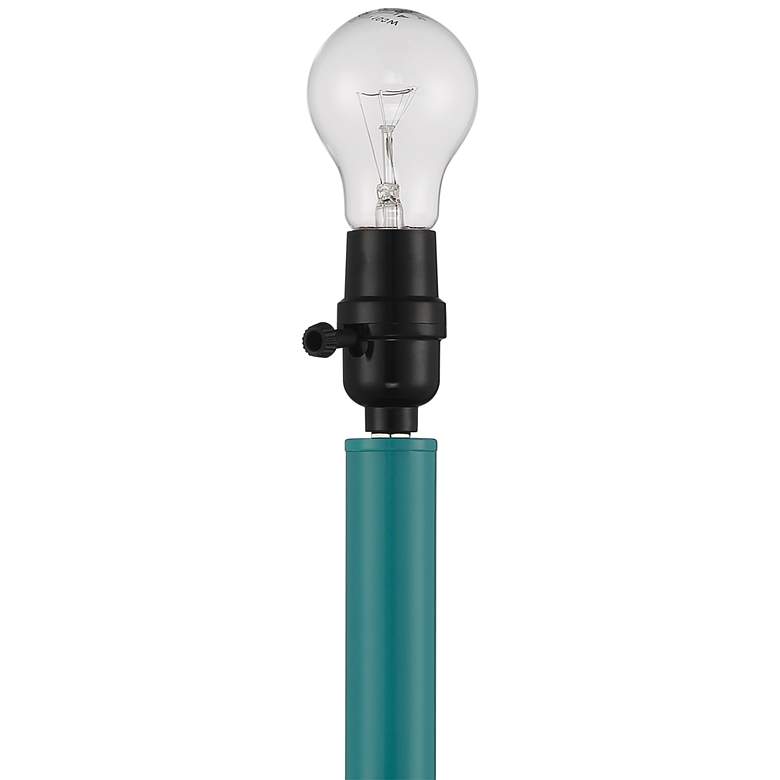 Image 4 360 Lighting Wesley 24" High Aqua Blue Modern Table Lamps Set of 2 more views