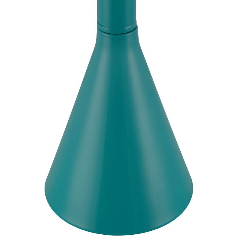 Image 6 360 Lighting Wesley 24" High Aqua Blue Modern Table Lamps Set of 2 more views