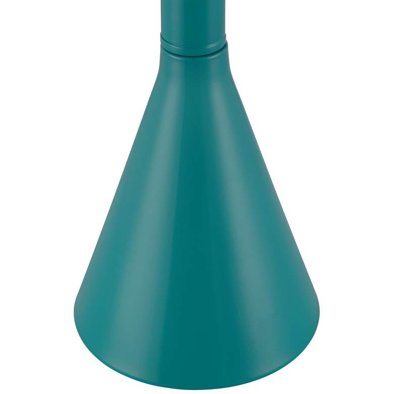 Image 6 360 Lighting Wesley 24 inch High Aqua Blue Modern Table Lamps Set of 2 more views