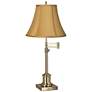 360 Lighting Westbury Coppery Gold Shade Brass Swing Arm Lamp