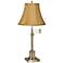 360 Lighting Westbury Coppery Gold Shade Brass Swing Arm Lamp