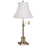 Thumbnail2 of 360 Lighting Westbury White Bell Brass Swing Arm Desk Lamp