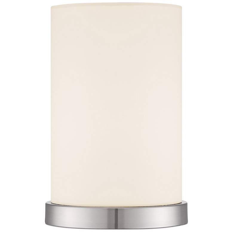 Image 3 360 Lighting White Cylinder 10 1/2 inch High Accent Table Lamp