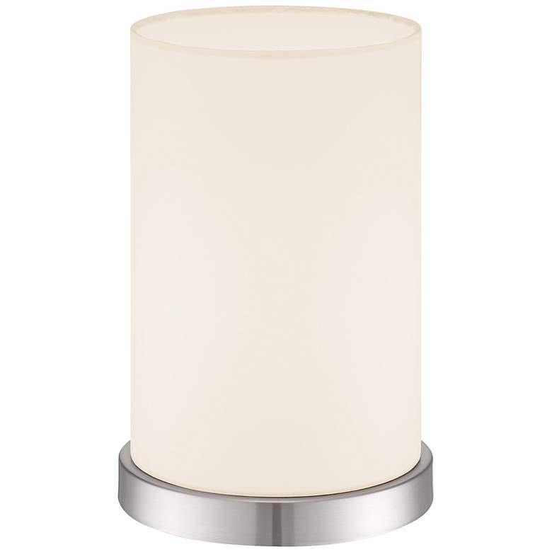 Image 4 360 Lighting White Cylinder 10 1/2" High Accent Table Lamp more views