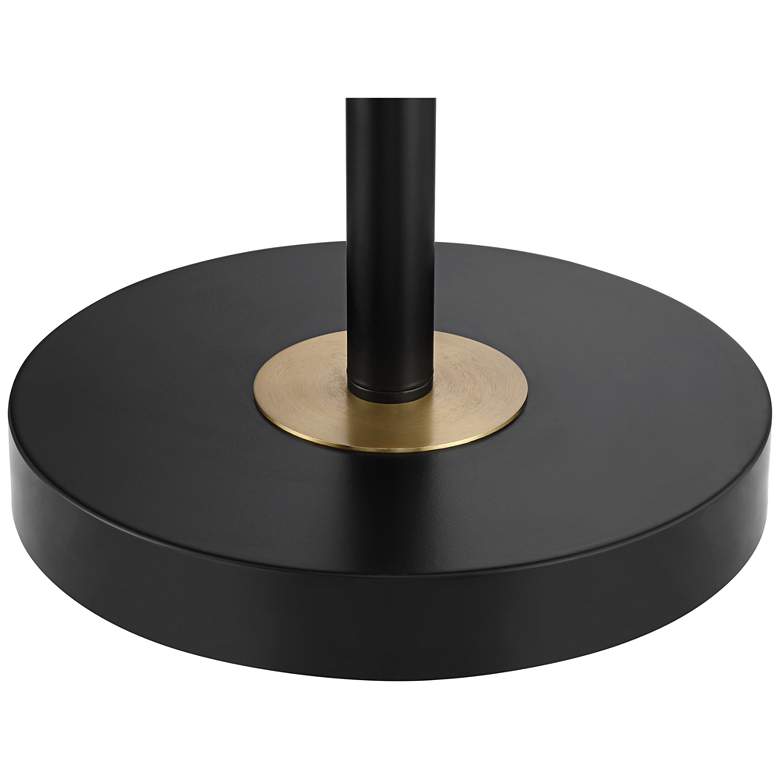 Image 7 360 Lighting Wray 61" Black and Brass Floor Lamp with USB Dimmer more views