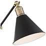 Thumbnail4 of 360 Lighting Wray Black and Antique Brass Plug-In Wall Lamps Set of 2 more views