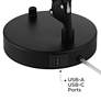 5_360 Lighting Wyatt Black Finish Adjustable Height Architect USB Desk Lamp more views