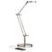 360 Lighting Xenos Satin Nickel Adjustable Modern LED USB Desk Lamp