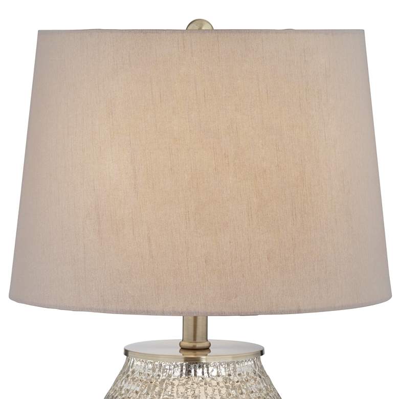 Image 4 360 Lighting Zax 19 1/2" High Mercury Glass Accent Table Lamp more views