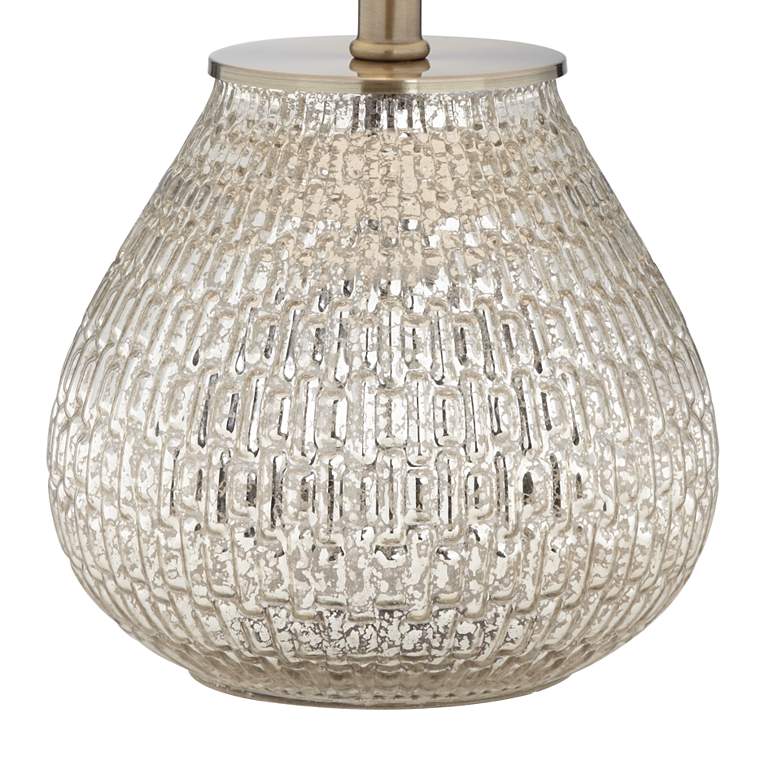 Image 6 360 Lighting Zax 19 1/2" High Mercury Glass Accent Table Lamp more views