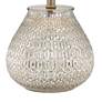 360 Lighting Zax 19 1/2" High Mercury Glass Accent Table Lamp