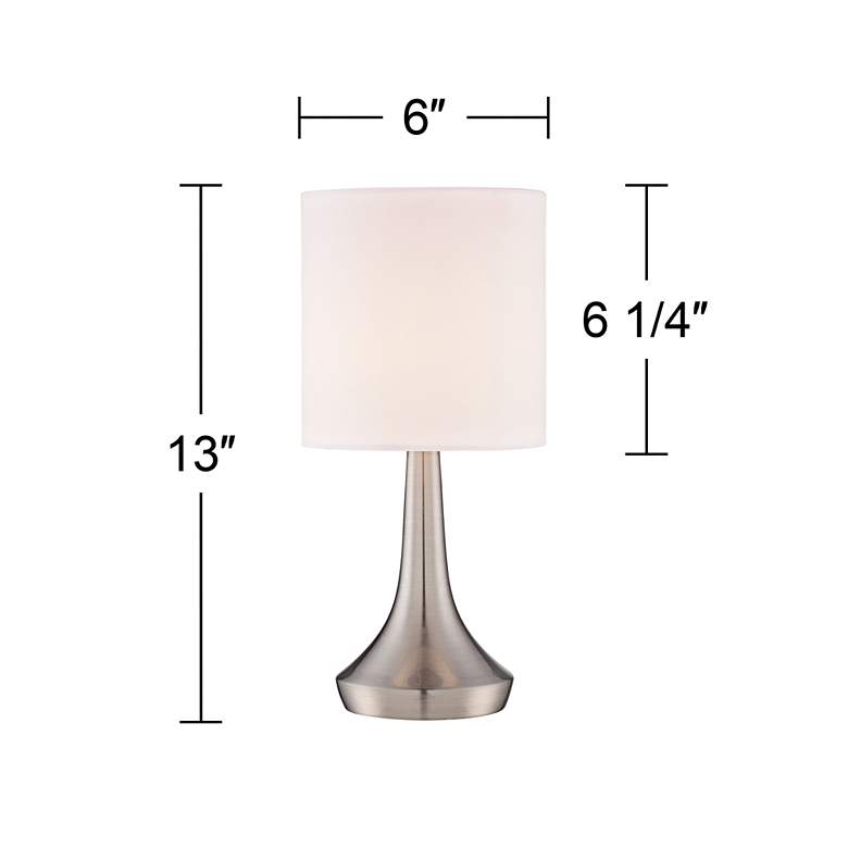 Image 6 360 Lighting Zofia 13" High Modern Touch Table Lamps Set of 2 more views
