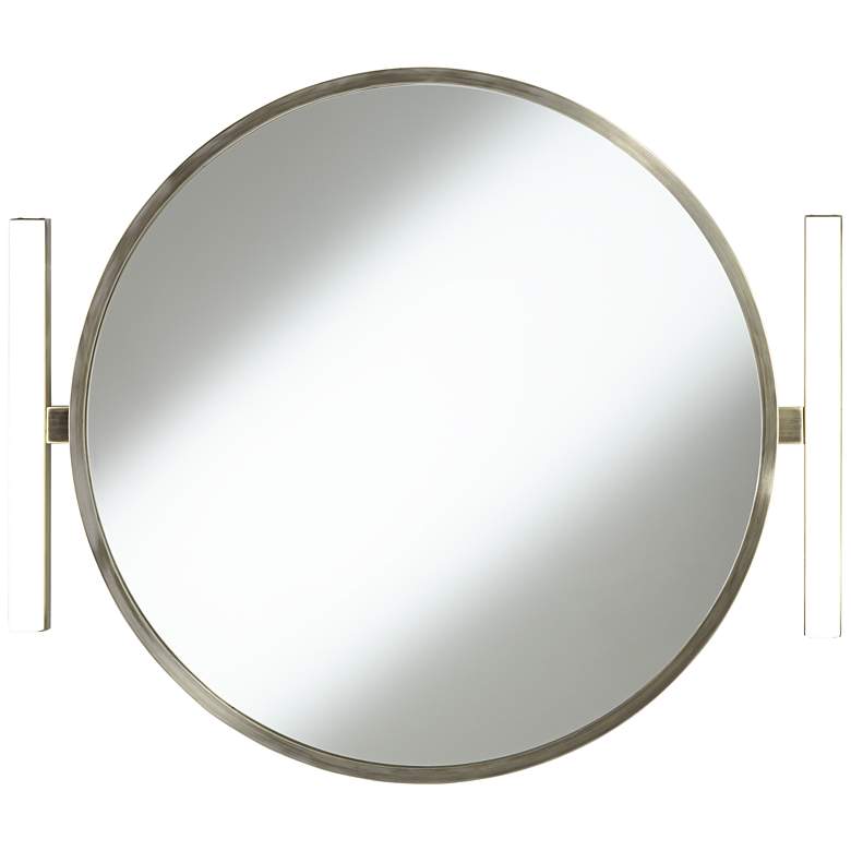 Image 1 36J33 - Vanity Mirror With Flanking LED Sconces