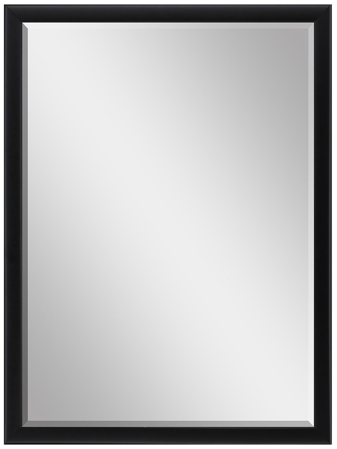 Image 2 #374 Black Wall Mirror - 26" x 38"