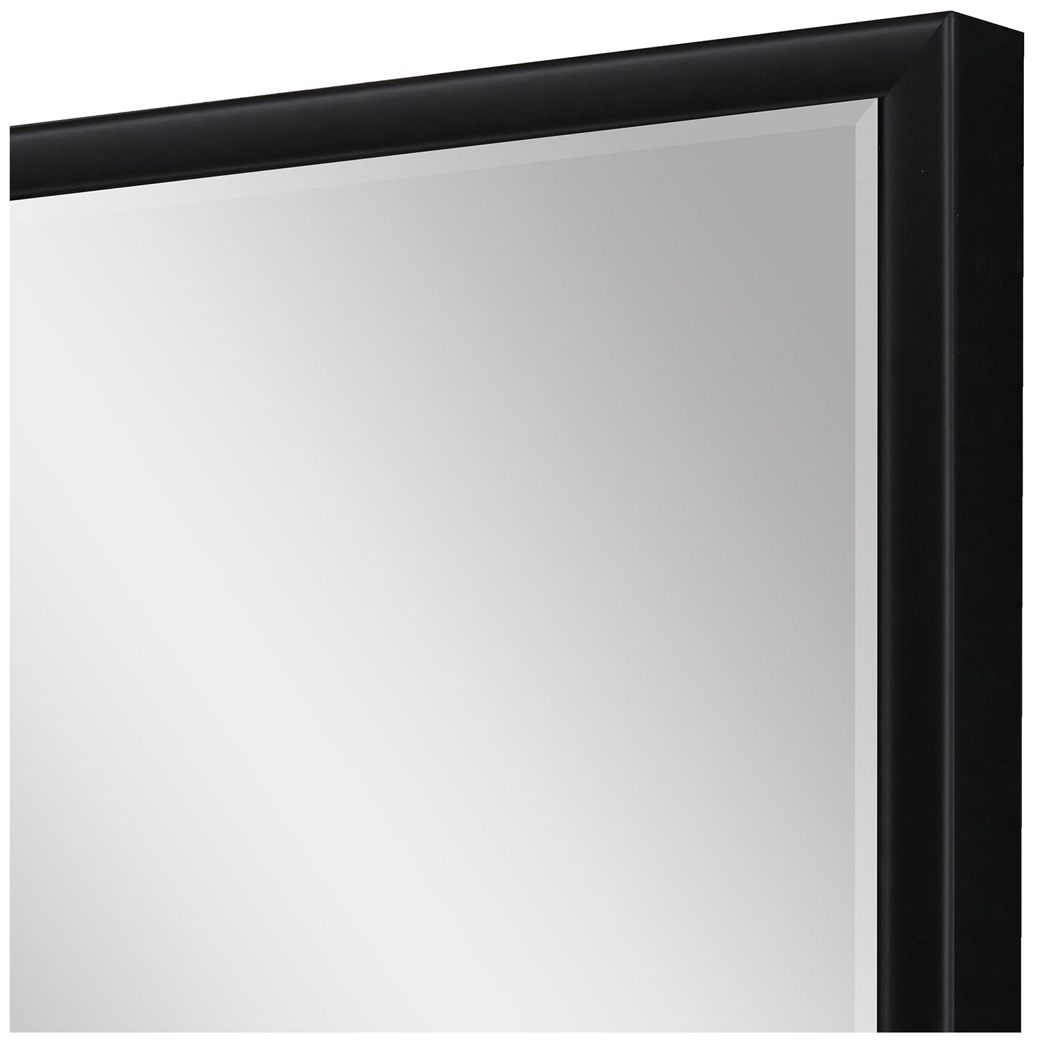 Image 4 #374 Black Wall Mirror - 26" x 38" more views