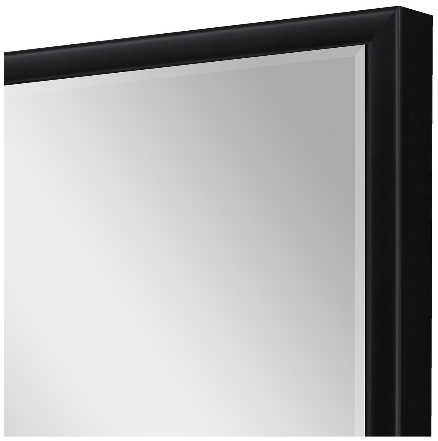 Image 4 #374 Black Wall Mirror - 32" x 42" more views