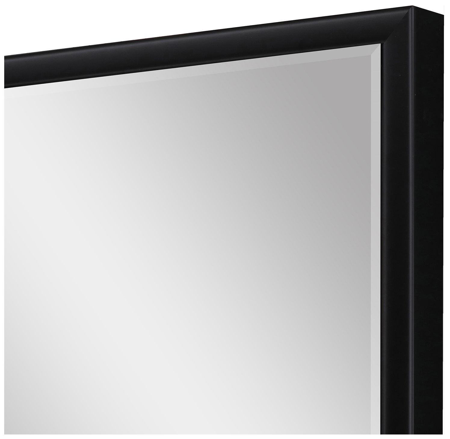 Image 4 #374 Black Wall Mirror - 38" x 50" more views