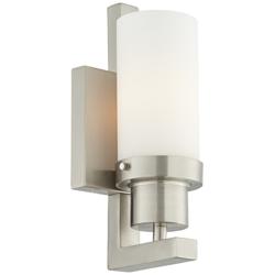 37N84 - 10&quot; Wall Lamp in Satin Nickel finish - Direct wire