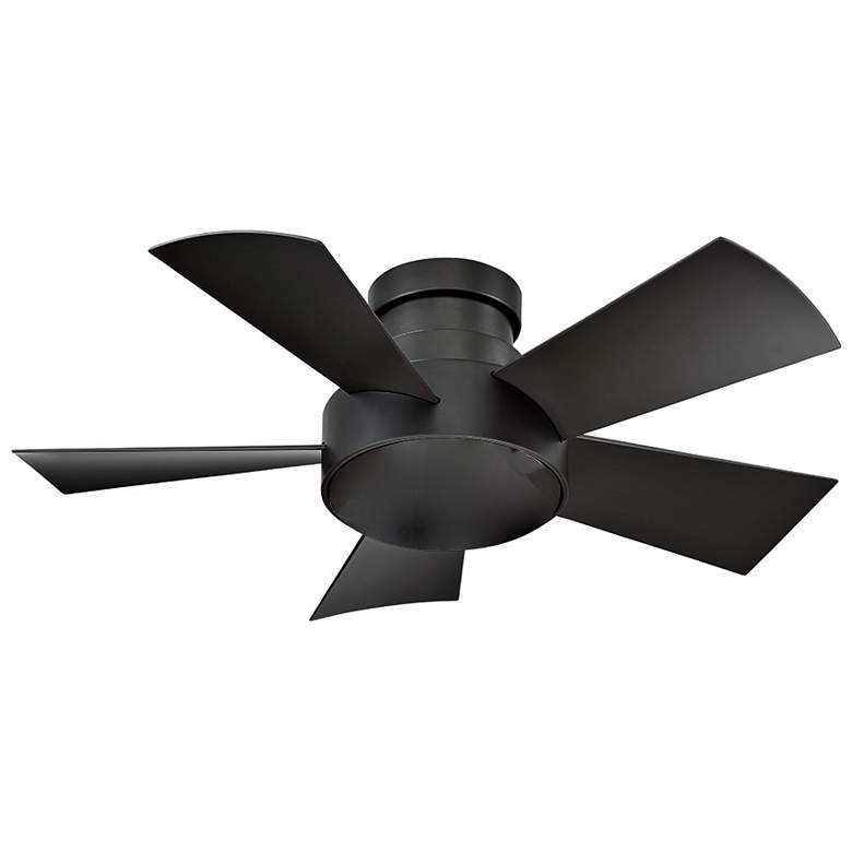Image 4 38" Modern Forms Vox Bronze LED Wet Rated Smart Hugger Fan more views