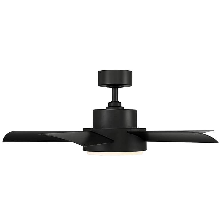 Image 3 38" Modern Forms Vox Matte Black 3500K LED Outdoor Ceiling Fan more views