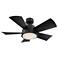 38" Modern Forms Vox Matte Black LED Outdoor Ceiling Fan