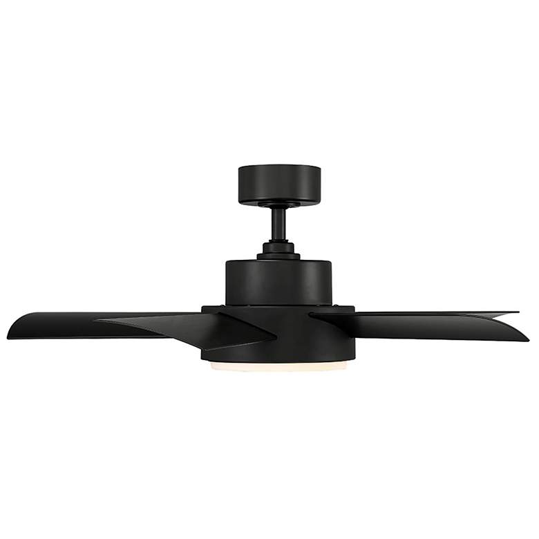 Image 3 38" Modern Forms Vox Matte Black LED Smart Ceiling Fan more views