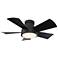 38" Modern Forms Vox Matte Black LED Smart Ceiling Fan