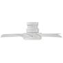 38" Modern Forms Vox Matte White 3500K LED Smart Ceiling Fan in scene