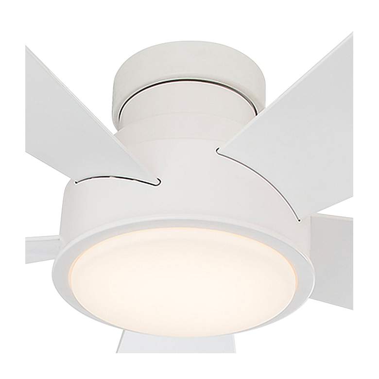 Image 4 38" Modern Forms Vox Matte White LED Smart Ceiling Fan more views