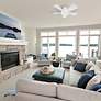 6_38" Modern Forms Vox White LED Wet Rated Hugger Smart Ceiling Fan more views