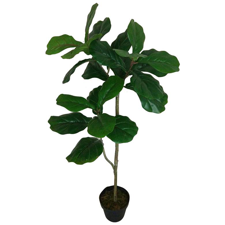 Image 1 38 inch Potted Fiddle Leaf Tree - Set of 2