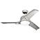38" Visual Comfort and Co. Mach Two Titanium Finish Ceiling Fan