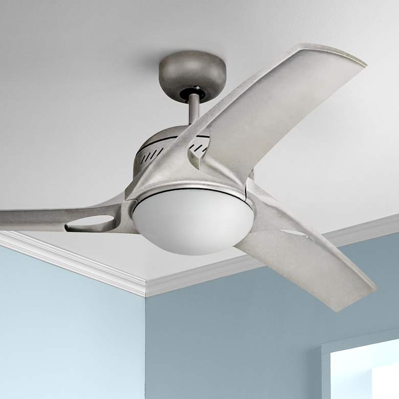 Image 1 38 inch Visual Comfort and Co. Mach Two Titanium Finish Ceiling Fan