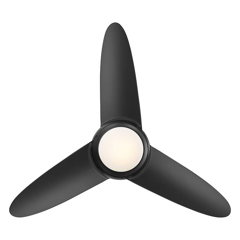 Image 4 38" WAC Loft Matte Black Smart Outdoor LED Ceiling Fan more views
