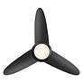 4_38" WAC Loft Matte Black Smart Outdoor LED Ceiling Fan more views