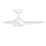 3_38" WAC Loft Matte White Smart Outdoor LED Ceiling Fan more views