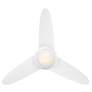 4_38" WAC Loft Matte White Smart Outdoor LED Ceiling Fan more views