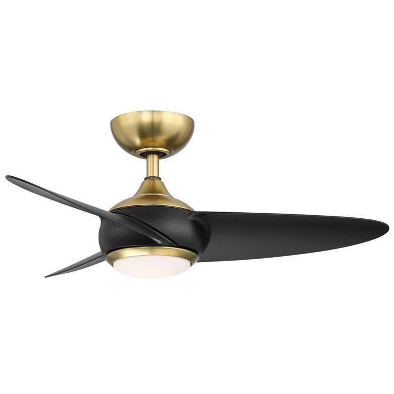 Image 1 38" WAC Loft Soft Brass Smart Outdoor LED Ceiling Fan
