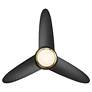3_38" WAC Loft Soft Brass Smart Outdoor LED Ceiling Fan more views