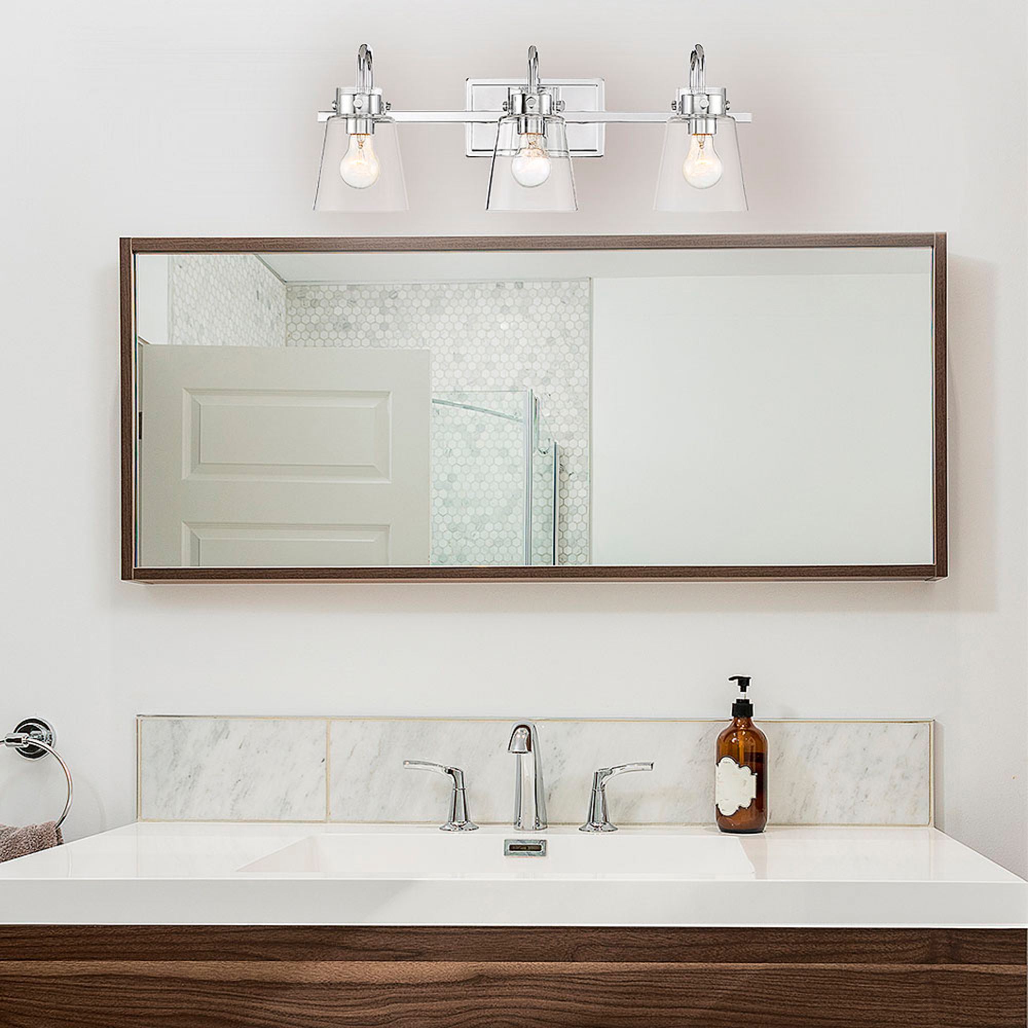 3 light bathroom vanity