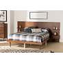 1_Graham Ash Walnut Queen Platform Storage Bed w/ Nightstands in scene