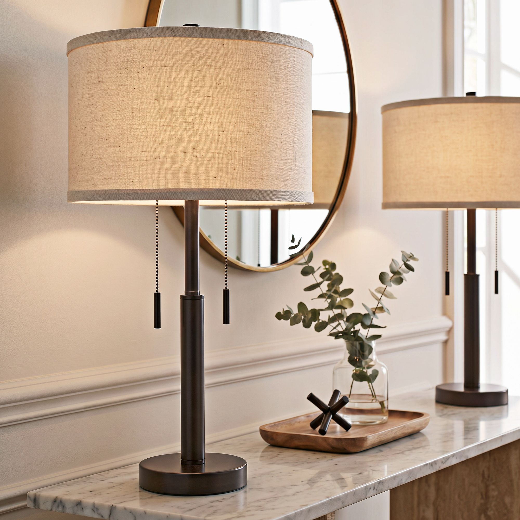 Bernie Set of 2 USB Lamps