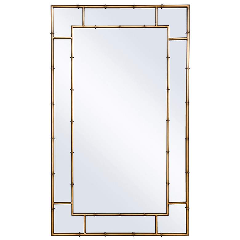 Image 1 39.4 inchH x 23.6 inchW Antique Gold Decorative Mirror