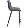 39.4x20.5x39.2 Magnus Counter Chair Gray