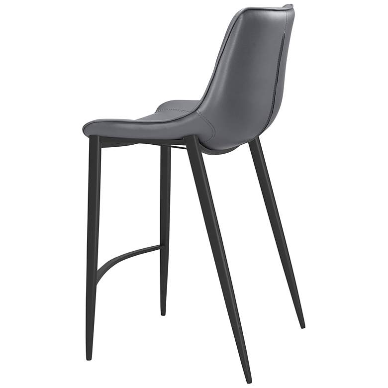 Image 6 39.4x20.5x39.2 Magnus Counter Chair Gray more views