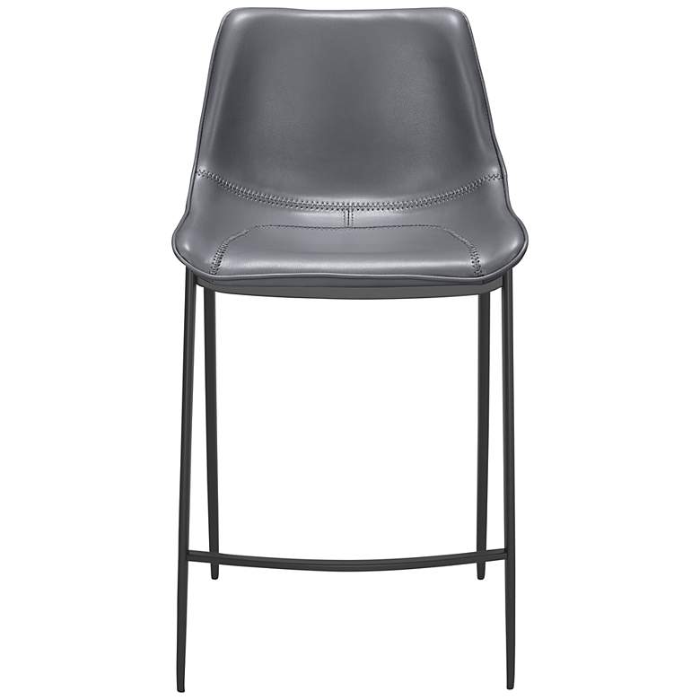 Image 7 39.4x20.5x39.2 Magnus Counter Chair Gray more views