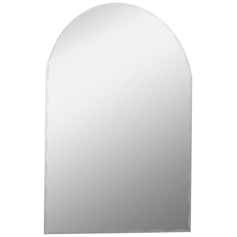 Image 1 39.5 in. x 23.6 in. Rita Arch Beveled Large Modern Bathroom Mirror