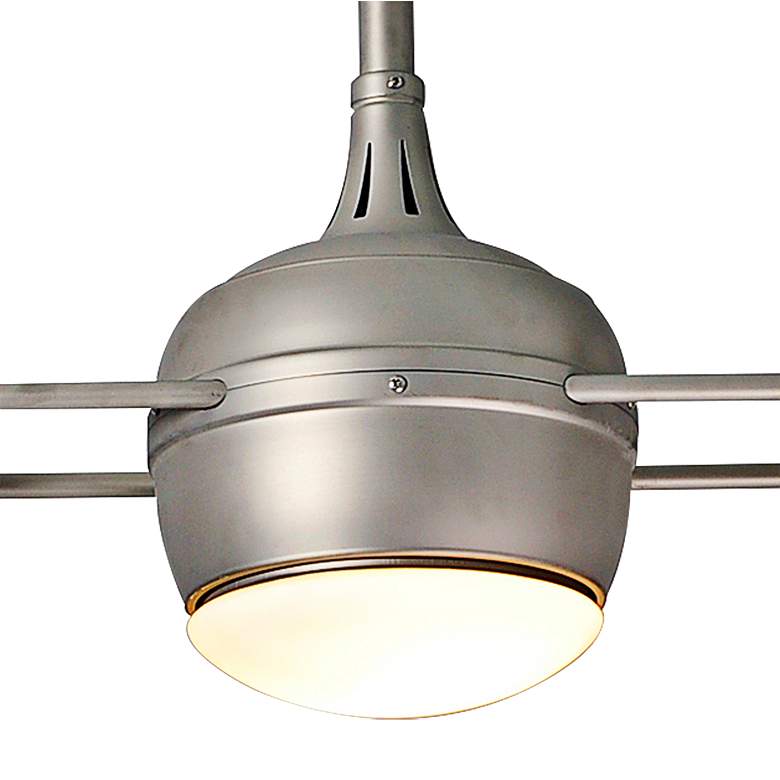 Image 3 39" Matthews Dagny Nickel Damp Rated Dual Ceiling Fan with Remote more views