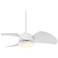 39" Possini Euro Home Damp White LED Modern Ceiling Fan with Remote